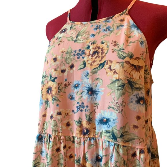 CHENAULT - Floral pink ruffle camisole - Picture 2 of 10